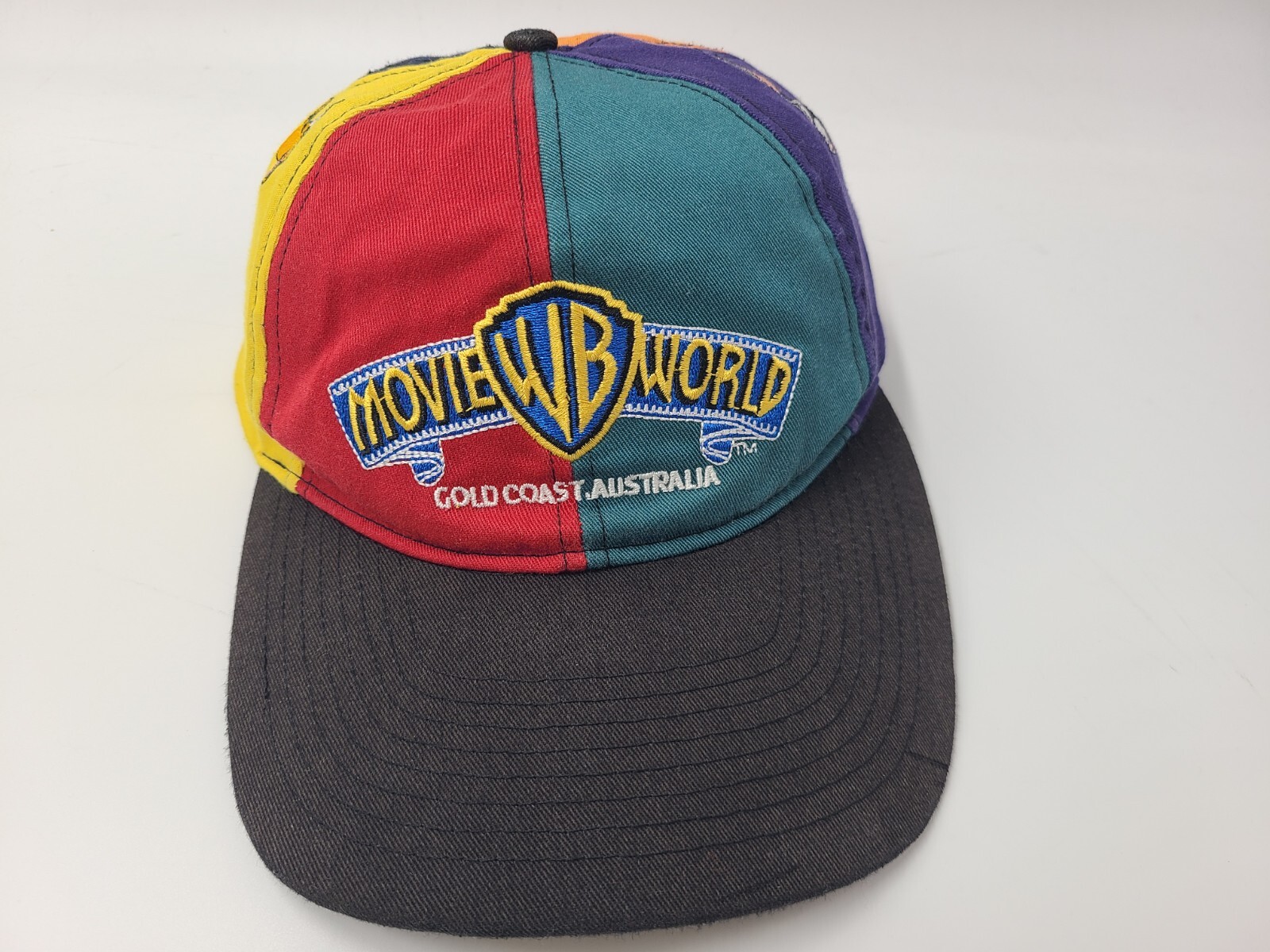 Vintage Warner Bros Movie World Australia Snapback Cap Fits Small
