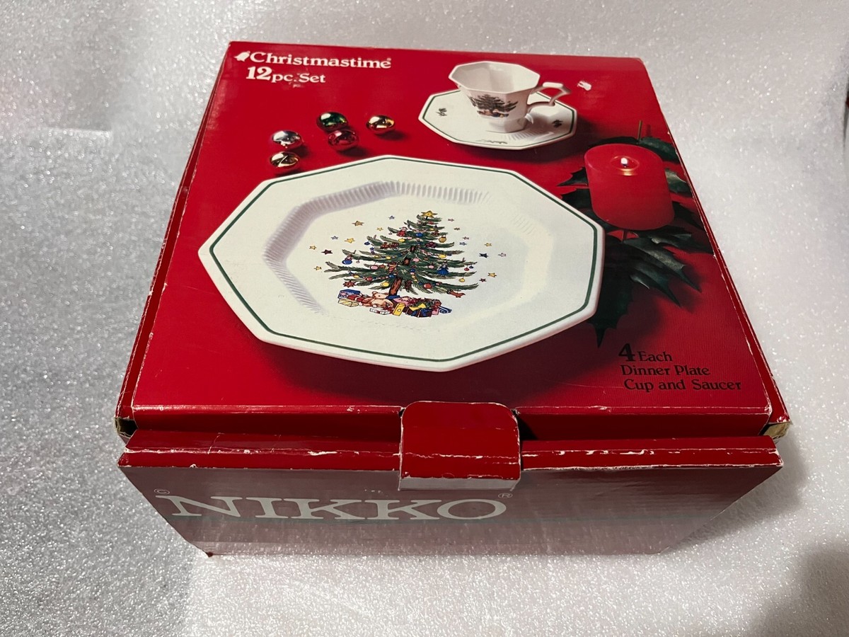 Christmas Dinnerware Nikko Christmastime Dishes Nikko