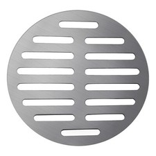 Stainless Steel Round Floor Drain Cover 6 Inch 14 Holes Silver Tone