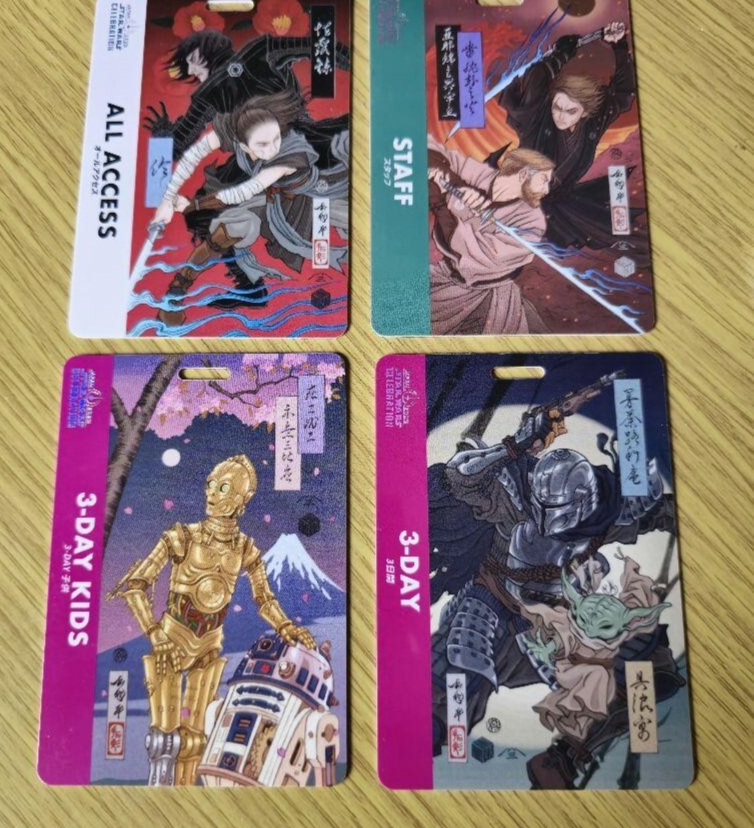 Star Wars Celebration Japan 2025 Limited Badge Bulk Sale Set