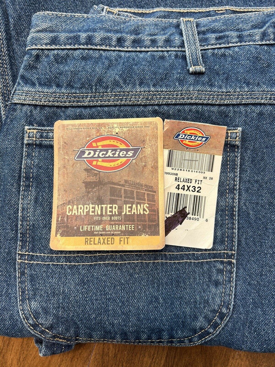 Dickies Pants Jeans Work Carpender 5 Pocket Regular Relaxed 46 44