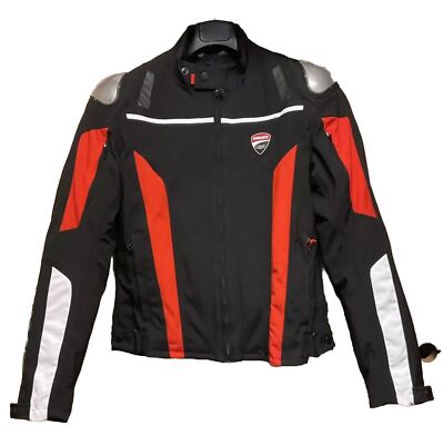 Ducati Corse D-Dry Jacket TEX C4 Men's Size: 50, RD/BLK/WHT OEM