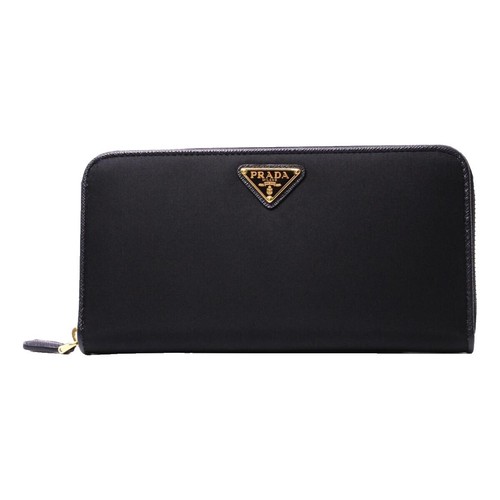 PRADA PORTAF.G.ORIZZONTALE Folding Wallet Black | eBay
