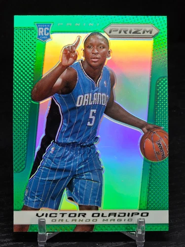 2013-14 Prizm Victor Oladipo Green SP Prizm Rookie Card RC #276 Magic Indiana