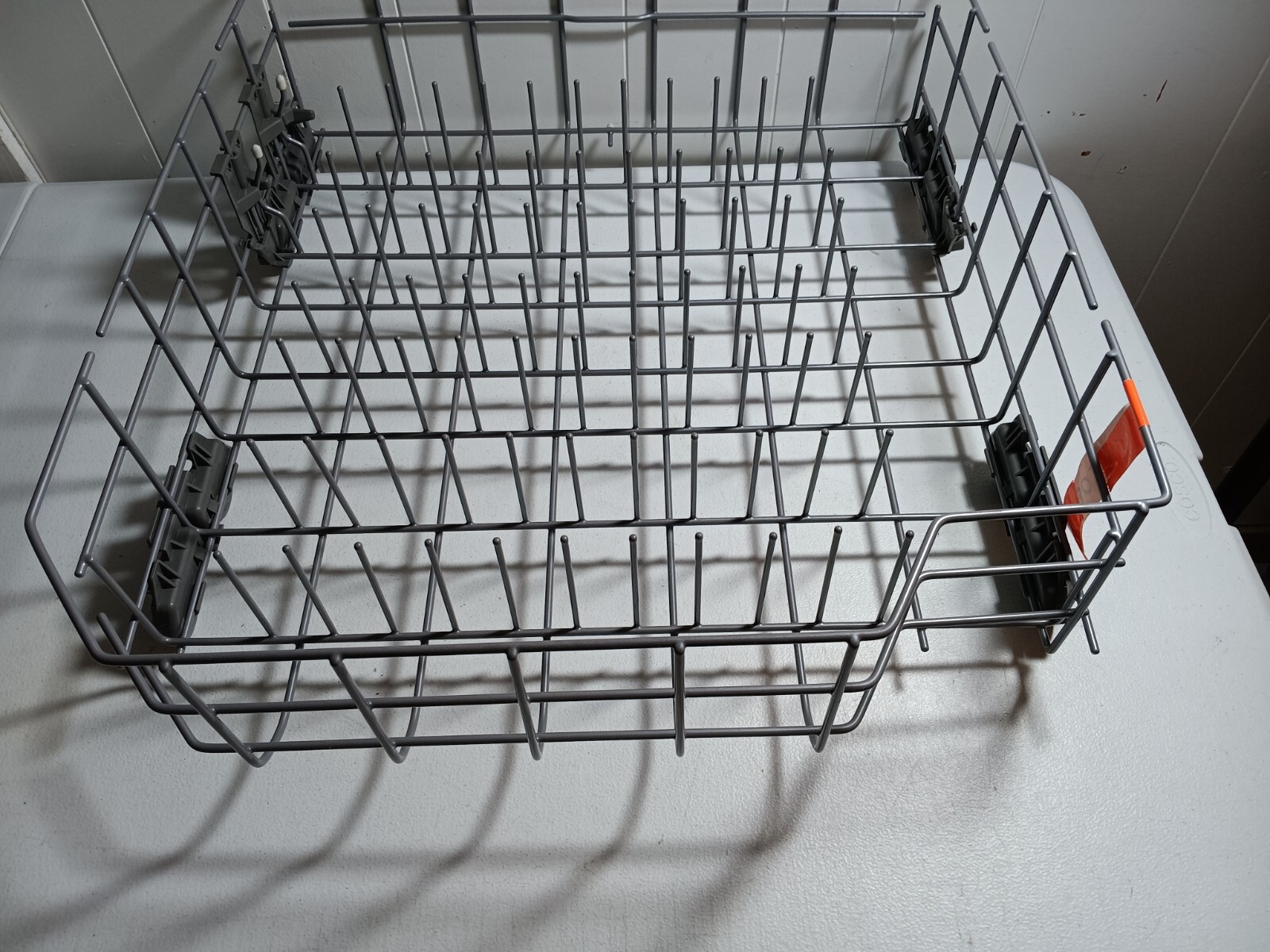 KitchenAid Dishwasher Lower Rack W/Wheels Part W10056271 (NO RUST