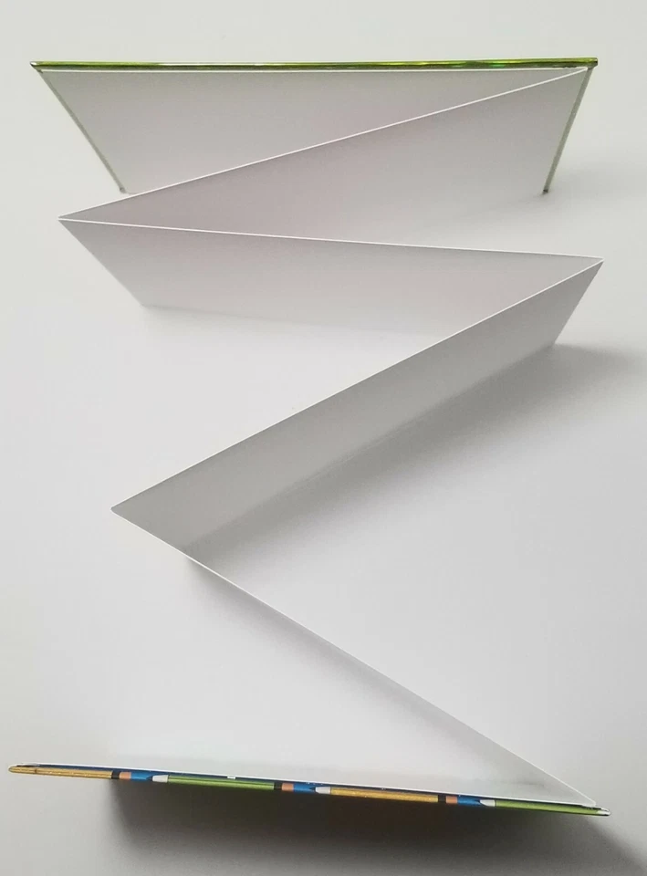 Mini álbum de recortes acordeão 6" lápis em branco dias escolares - Imagem 4 de 4