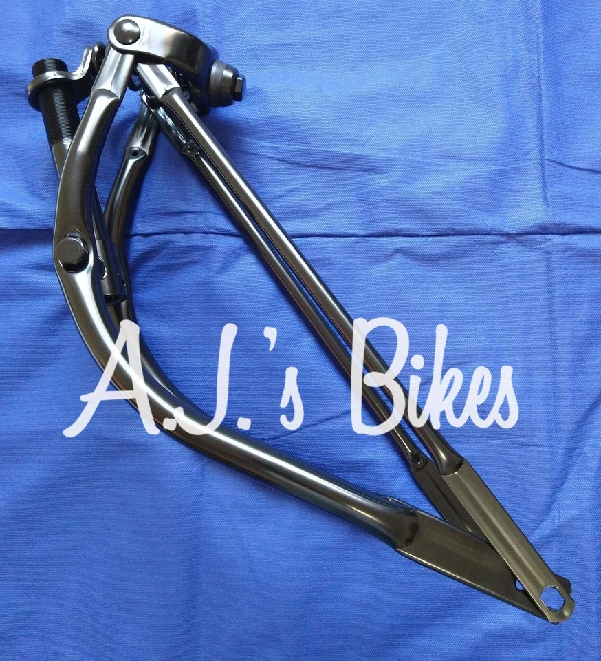 20"  Bent Springer Forks In Black - Image 3 of 4