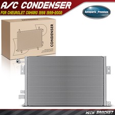 A/C AC Condenser With Bracket for Chevrolet Camaro 1998-2002 Pontiac Firebird