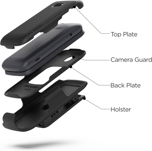 Phone Holster for SmartFlip/Alcatel Go Flip 3 Belt Clip Case (DuraClip Series... - Picture 2 of 12