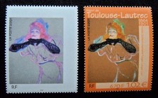 Fantastique Variété N°3421 Yvert 2001 NEUF**Luxe Sans couleur faciale et légende