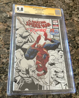Amazing Spider-Man 1: CGC 9.8 SDCC Spot Color Variant - SS Ryan Ottley - 2018