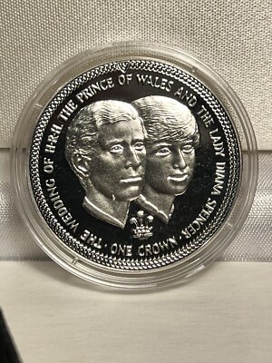 Pobjoy Mint London England Wedding Charles & Lady Diana 1981 Un