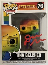 Dan Mintz Bob’s Burgers Tina Belcher Signed Autographed Pride￼ Funko Pop