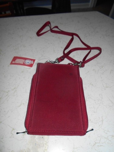 SMALL GENUINE VT COLLEGE CROSSOVER PURSE HOKIES , " LONG 5.5" ACROSS 1" DEEP - Picture 2 of 6