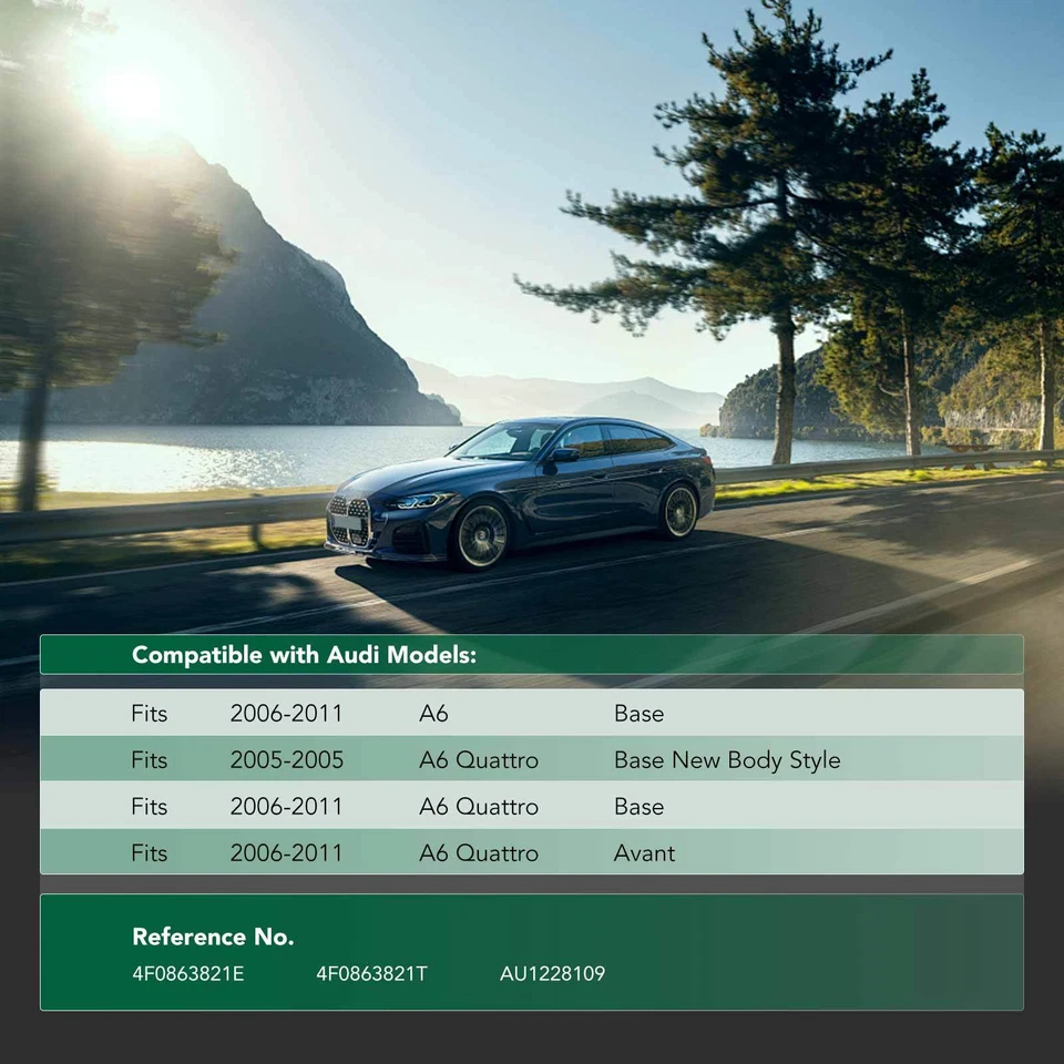 Protector contra salpicaduras motor delantero para Audi A6 2006-2011 A6 Quattro 2005-2011 4F0863821T Foto 2 de 4