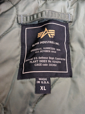 Vintage 90s Alpha Industries Flyers Bomber CWU-45 Military Patch