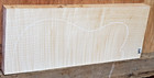 Flame Curly Figured Maple Wood 1109 Luthier 5A Electric Guitar Billet 20x8x1.5 — photo 2