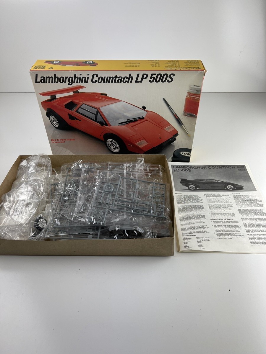 自動車 (N450) Lamborghini Countach LP500S 1/24 Tamiya 25419 1/24 Scale Model Sports Car Kit Lamborghini