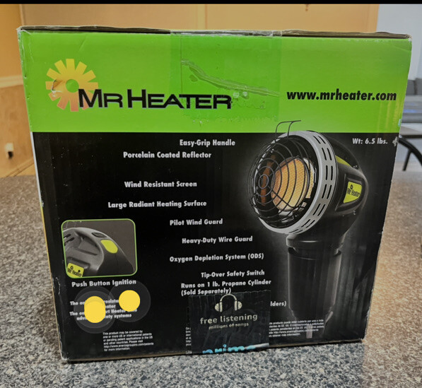 MR. HEATER 4,000 BTU GOLF CART HEATER MH4GC
