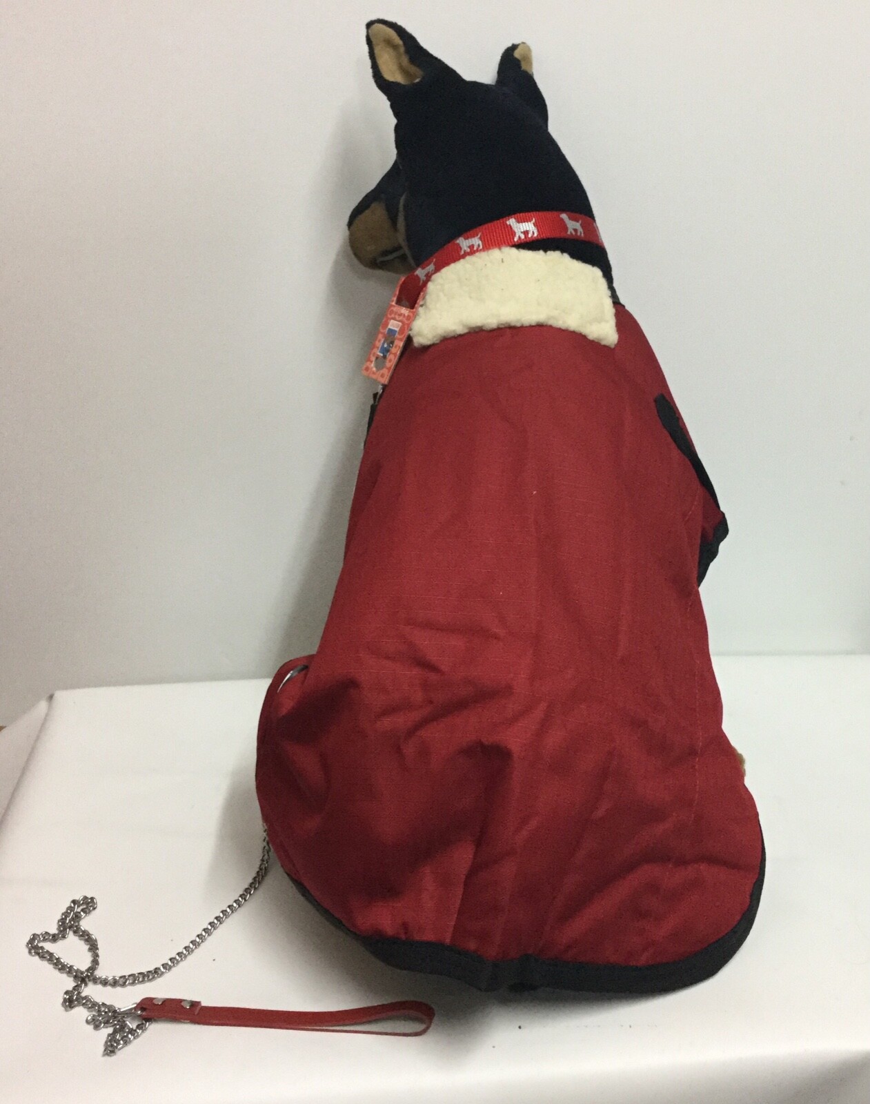 Dog coat red weatherproof with cooler 45 x 50 x55 cm keep your dog