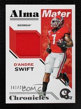 2020 Panini Chronicles Draft Picks Alma Mater Materials /299 D'Andre Swift 03s8