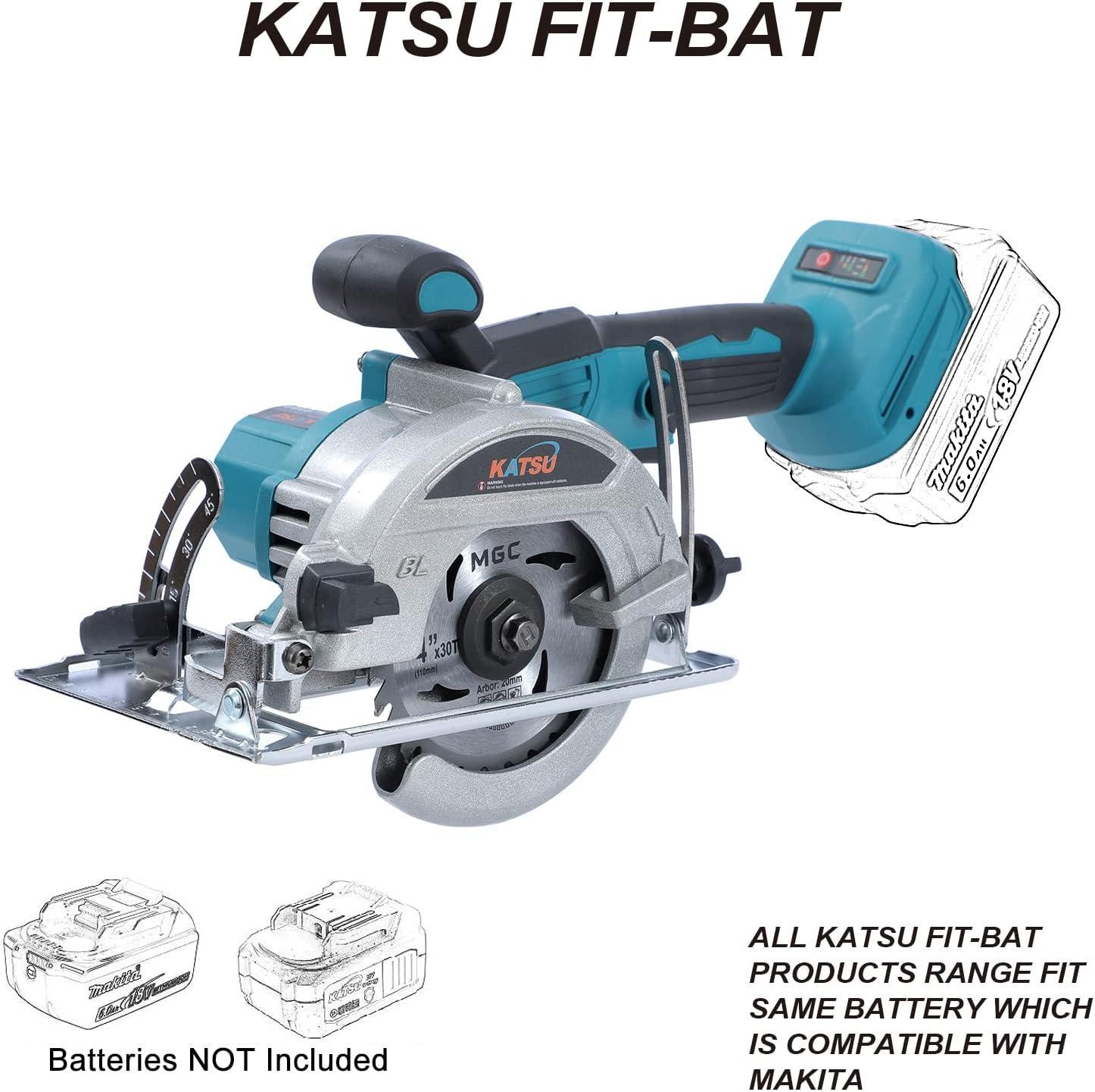 KATSU FIT-BAT Cordless Circular Saw Long Handle no Btry