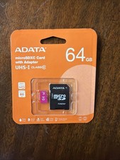 ADATA Micro SD Card 64GB UHS-I C10 High Speed Memory + Adapt