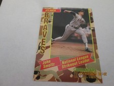 JOHN SMOLTZ BRAVES  1993 TOPPS COMMANDERS OF THE HILL CARD #30 FREE SHIPPING