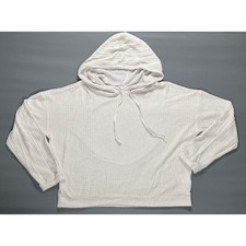 American Eagle Oversized Waffle Knit Hoodie Large Lightweight Lounge Top
