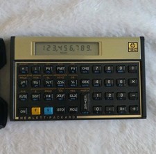 Vintage HP 12C Financial Calculator With Original Case Tested  WORKING
