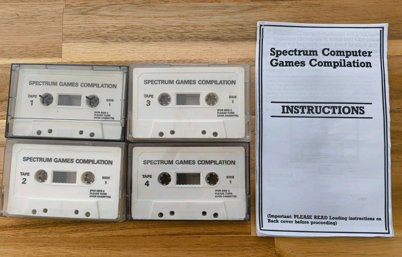 36 Spectrum Games Compilation with Manual. Tested.  Game List in Description