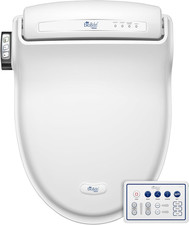 Sedile bidet acqua calda BB1000, asciugatrice, sedile riscaldato con coperchio a chiusura lenta, telecomando