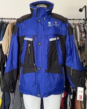 Marker Winter Mens Sm Jacket 2002 Salt Lake Olympics Blue Hooded Pockets New