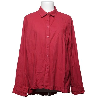 Zanzea Collection, Hemd, Größe: 3XL, Rot, Baumwolle, Einfarbig, Damen #ktp