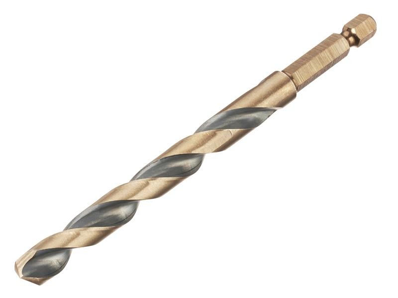 DEWALT BLACK&GOLD 1/4"" Hex Shank HSS-G Drill Bit 9.0mm DEWDT20614QZ