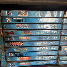 Sega CD Massive Lot of 90 Games!