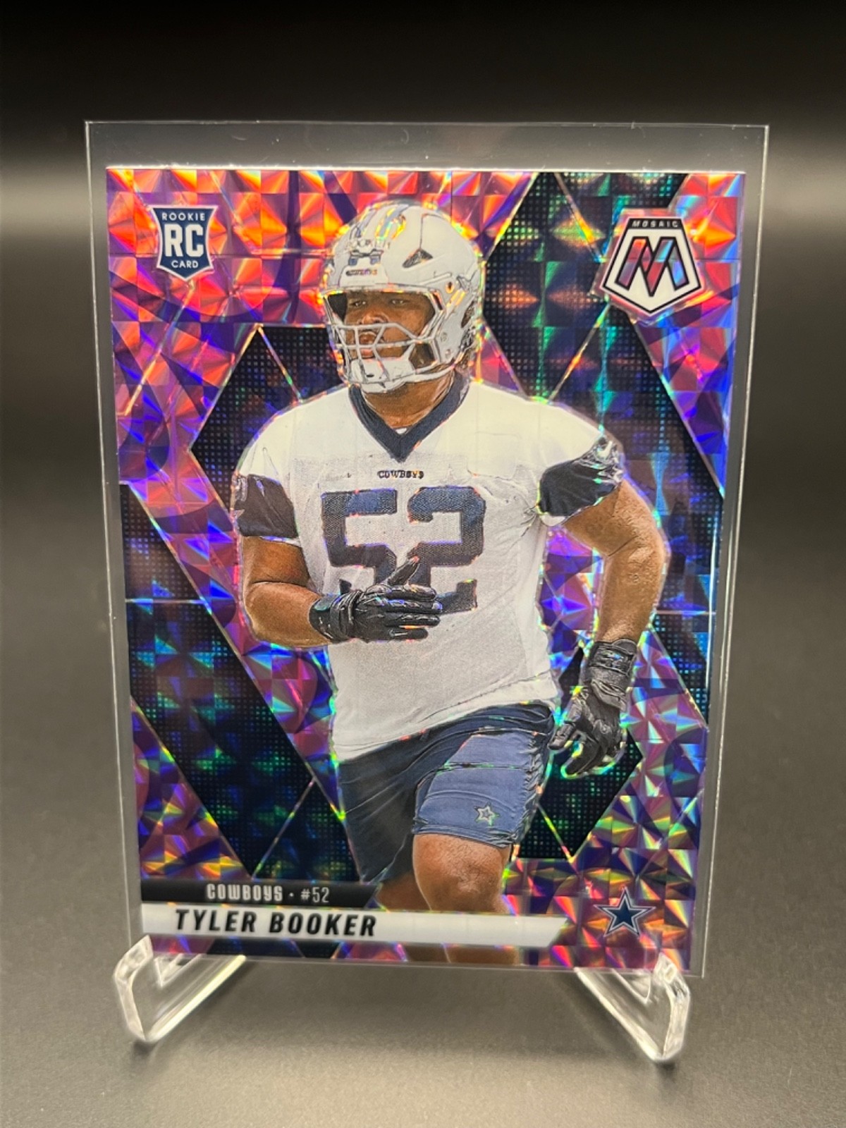 2025 Panini Mosaic- Rookie Tyler Booker #348 Reactive Purple Mosaic Prizm (RC)