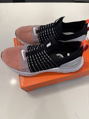 Nike React Phantom Run Flyknit 2 Black White DQ7647 001 Men Size 10.5 NL RUNNING