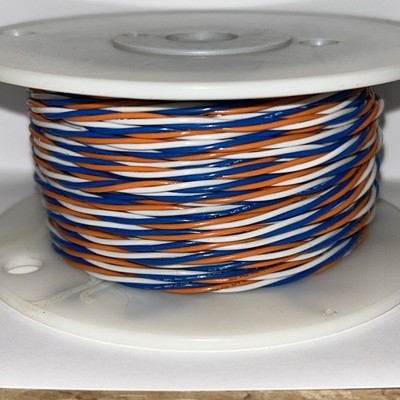 M22759/18-20  3 Twisted 20 Gauge Tefzel Airframe Wire    100 ft. Spool