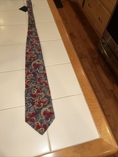 Vintage Christian Dior Monsieur 100% Silk Tie Italian USA Made Men's Necktie 57โ