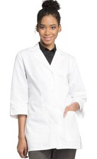 CHEROKEE PROFESSIONALS WITH CERTAINTY WOMEN SCRUBS LAB COATS 3/4 SLEEVE 1470A