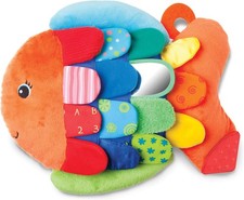 Melissa  Doug K's Kids Flip Fish Baby Sensory Toy Book