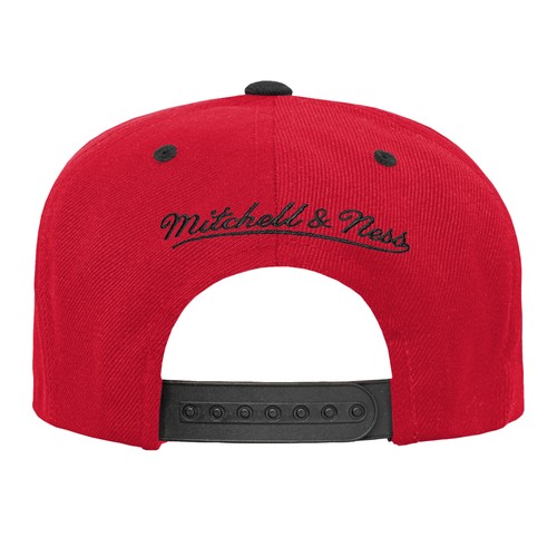 Sombrero Mitchell & Ness Juvenil Escarlata/Negro UNLV Rebeldes Carta Universitaria Snapback - Imagen 3 de 3