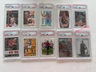 1991 Upper Deck Skybox Hoops Michael Jordan Woods 10 card Lot PSA 9 MINT and 10