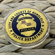 HONOLULU HAWAII POLICE DEPARTMENT St. Michael Challenge Coin