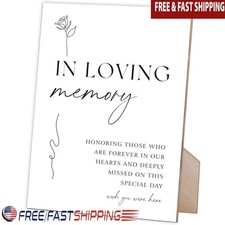 Wooden Tabletop Sign Stand Wedding Party Decor Centerpiece Event Decoration New