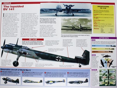 Blohm Voss BV 141 Aircraft Picture Brochure Pamphlet Out of Print Info Sheet 