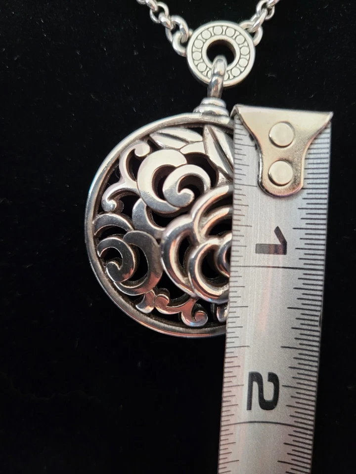 BRIGHTON Rosa/Encaje Deco Collar con Extensión/Pendientes Perforados/Pulsera SP Foto 4 de 4