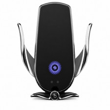 15W Fast Wireless Car Charger Mount Auto Clamp 360 Phone Holder Qi Charging