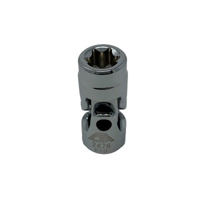 CTA Tools 2476 E10 Star Socket with U-Joint: Low-Profile 1/4'' Drive... Fast Ship